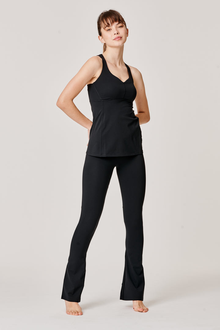 Sàpopa Pesca Black Tank Top Spedizione Gratuita