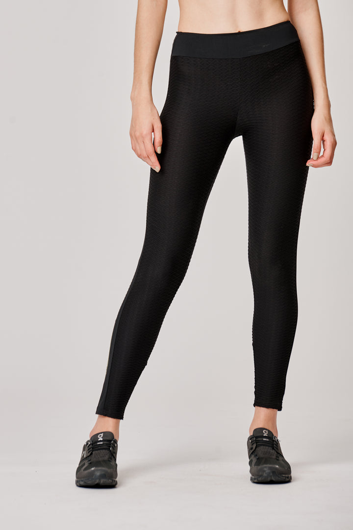 Sàpopa Lalla 3D Texture Yellow Leggings Convenienza