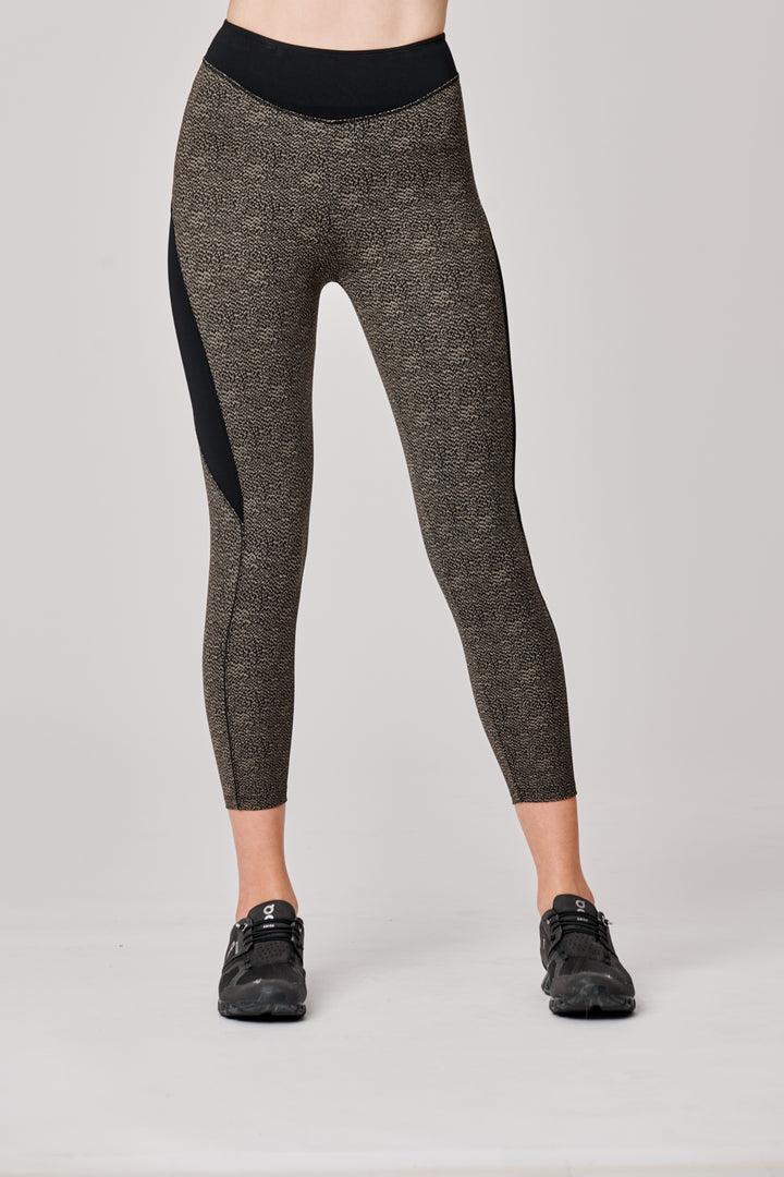 Sàpopa Valeria Crop Green Mud Leggings Sconto