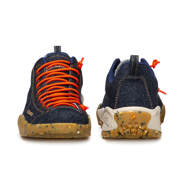 Scarpa MOJITO PLANET DENIM Sustainable recycled denim fabric sneaker Promozione