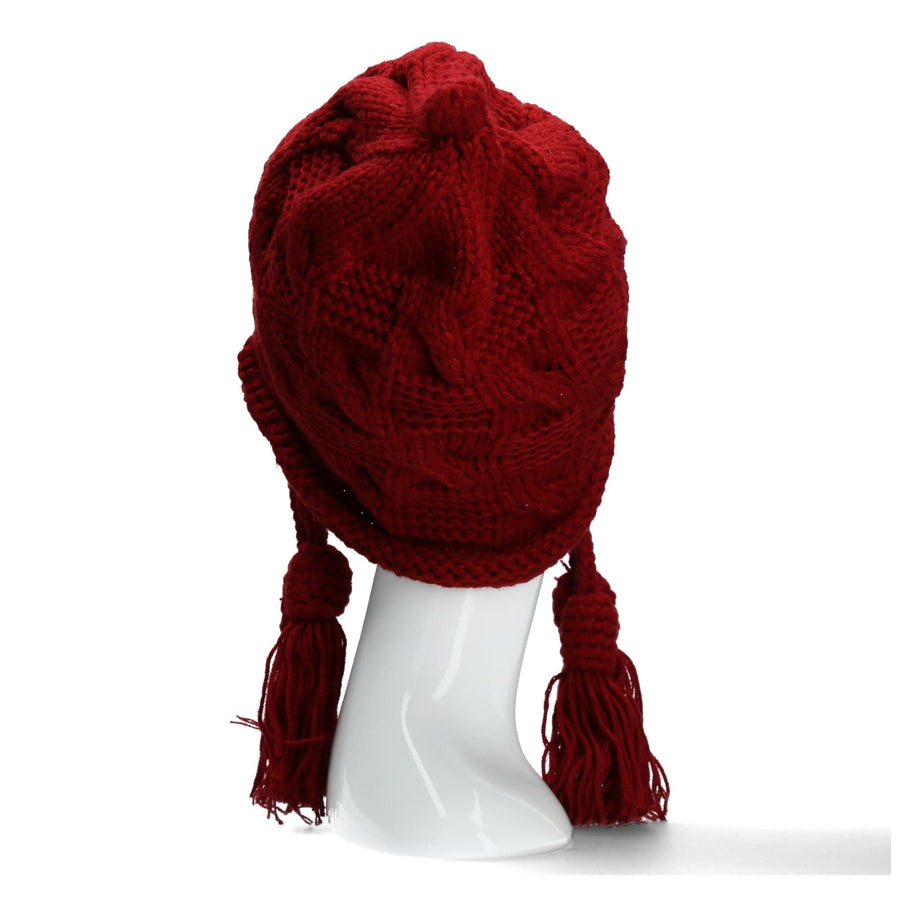Scarpe Vita Bonnet ethnique en tricot rouge Offerte