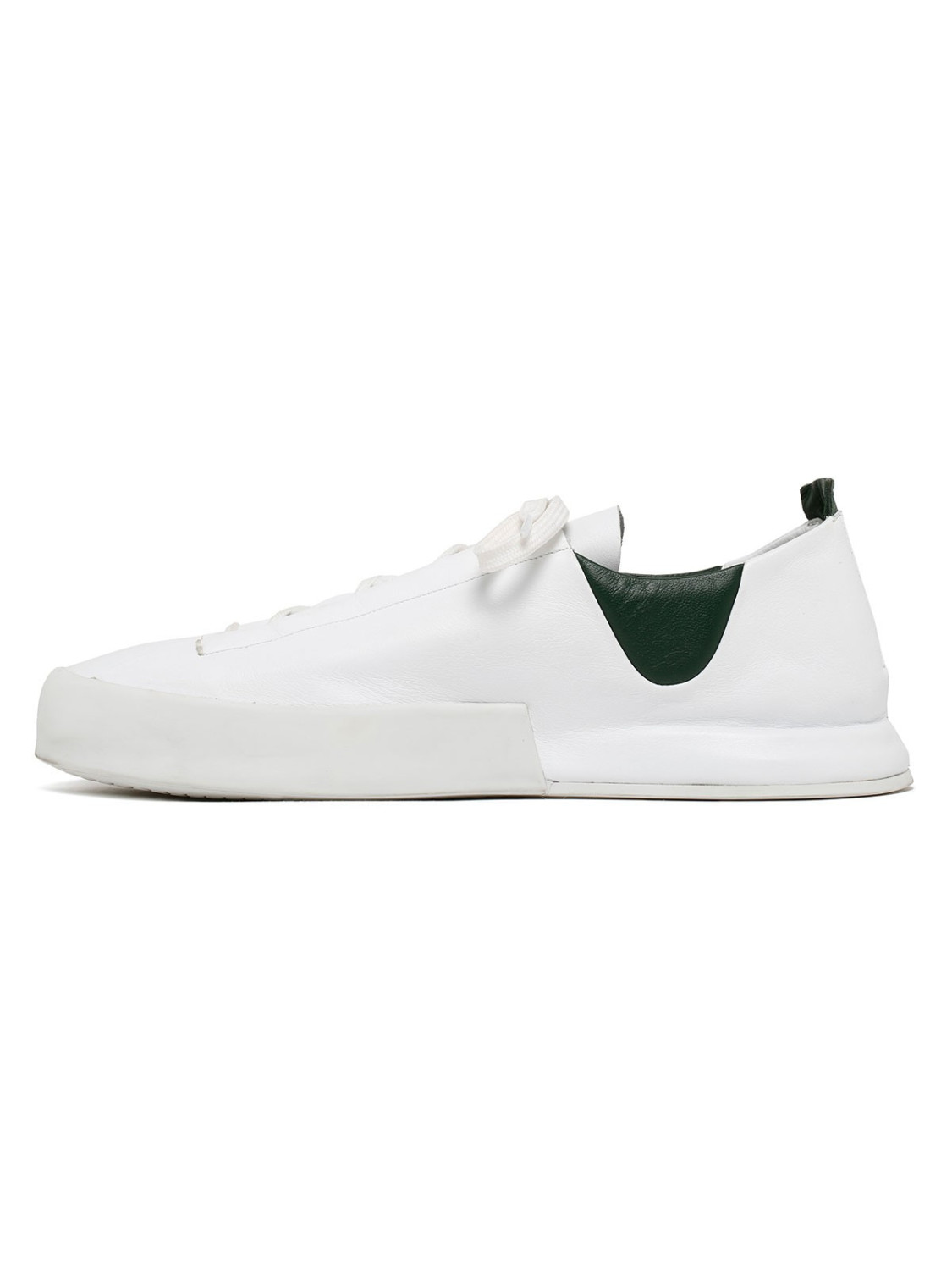 Silvano Sassetti Sneakers Durante bianco e verde Saldi