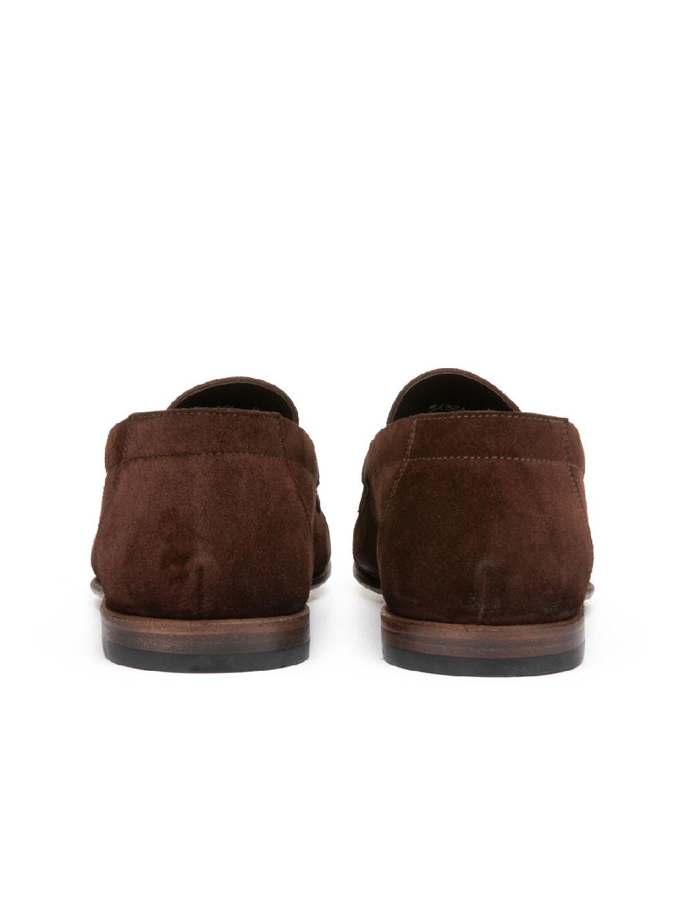 Silvano Sassetti Mocassini Penny in suede marrone Hotsell
