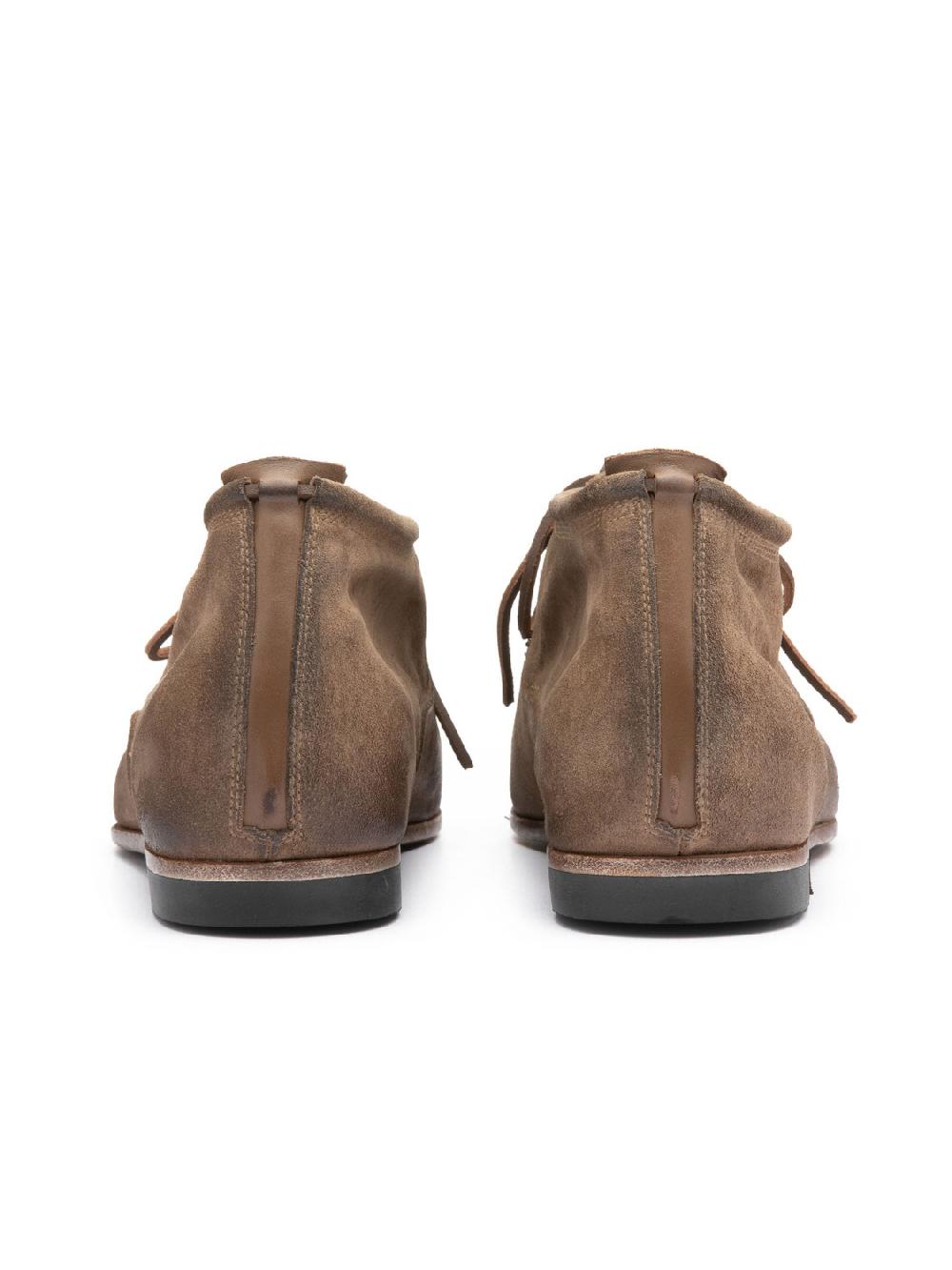 Silvano Sassetti Stivaletti Chukka in suede color argilla Italy