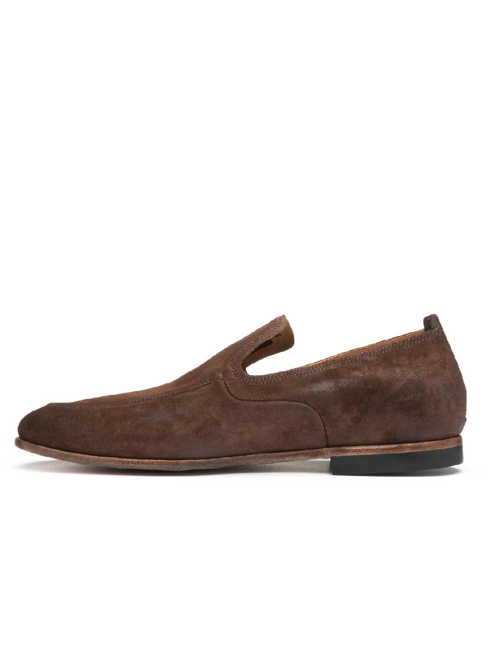 Silvano Sassetti Mocassini in suede marrone Nuovo