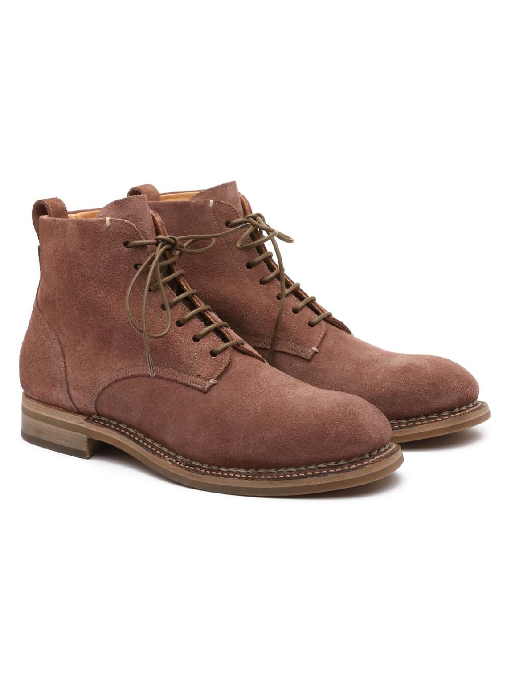 Silvano Sassetti Stivaletti in suede marrone Pezzi Unici