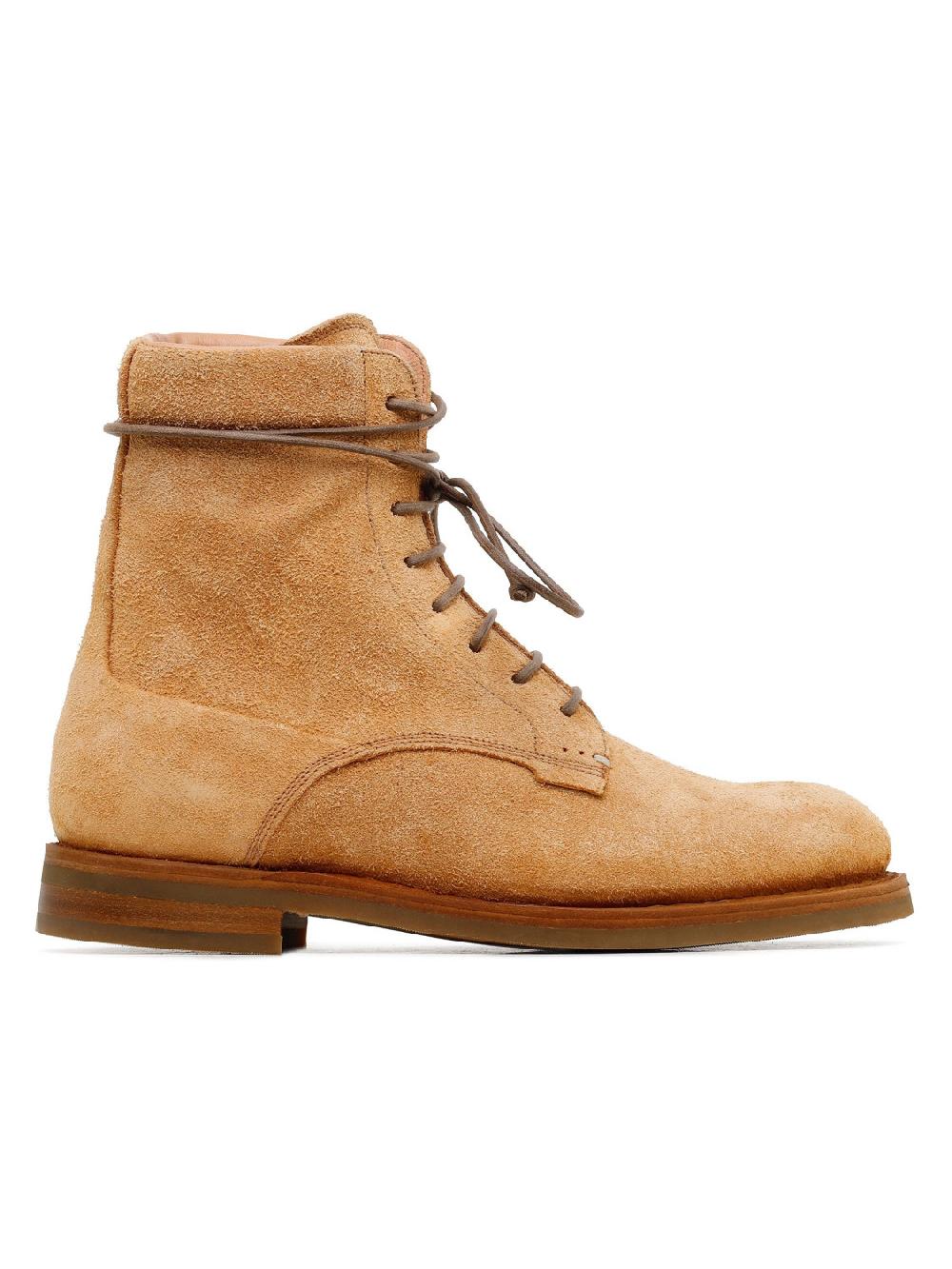 Silvano Sassetti Courmayer stivaletti in suede color brandy