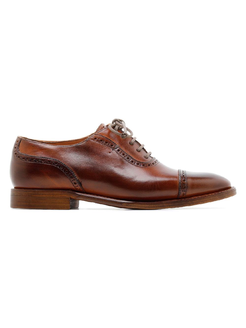 Silvano Sassetti Scarpe stringate Lione in pelle marrone