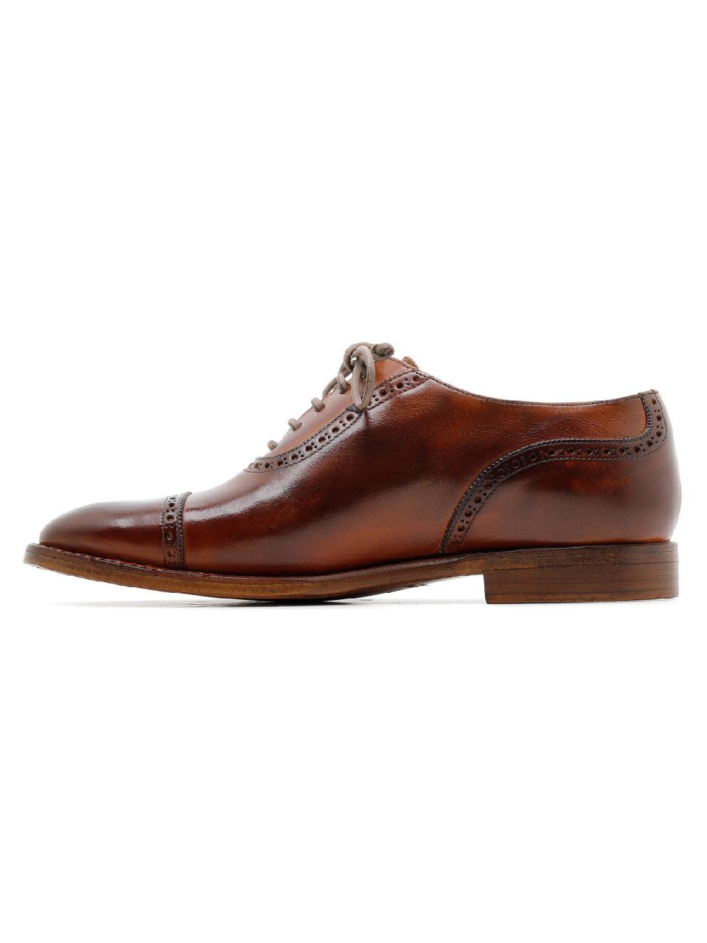 Silvano Sassetti Scarpe stringate Lione in pelle marrone Promozione Limitata
