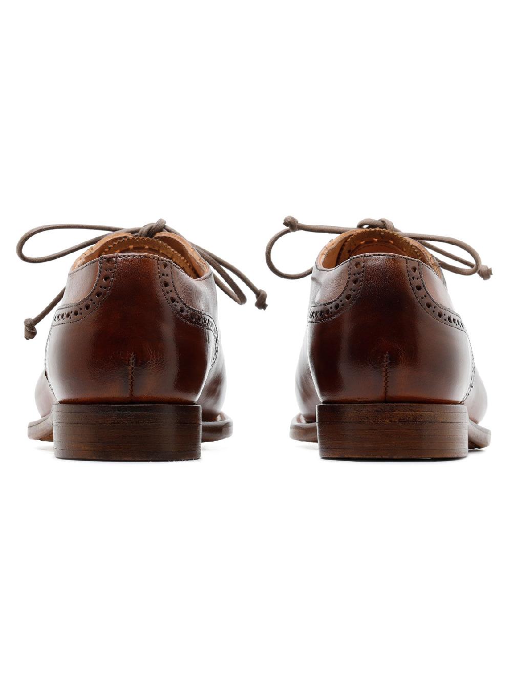 Silvano Sassetti Scarpe stringate Lione in pelle marrone Promozione Limitata