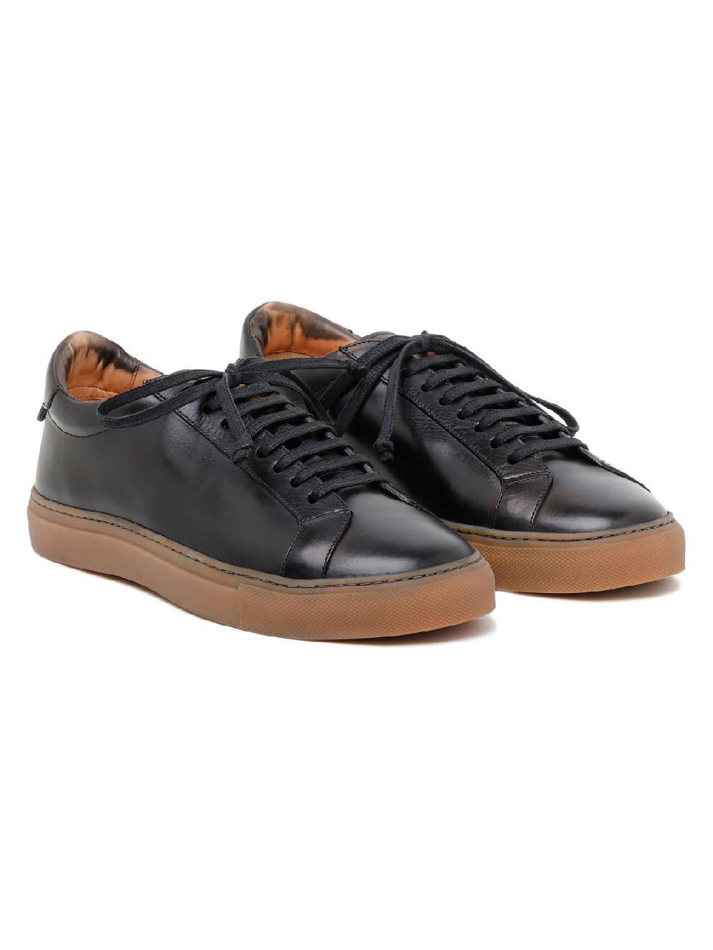 Silvano Sassetti Sneaker Romilly in pelle nera Fino Al -60%