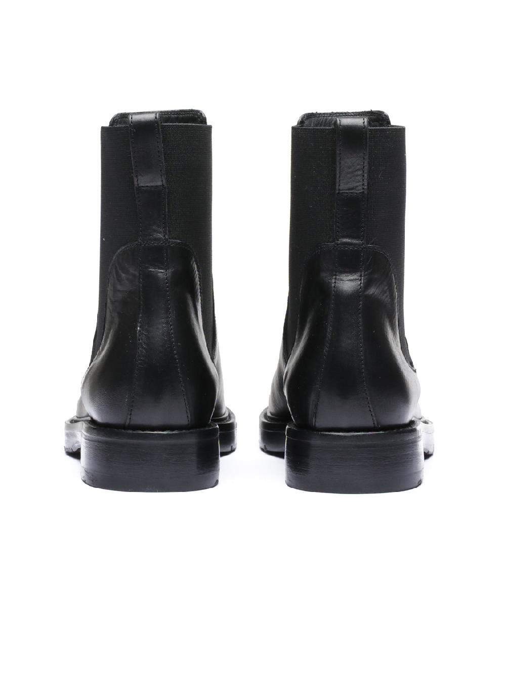 Silvano Sassetti Stivaletti Negri in pelle nera Shopping Online