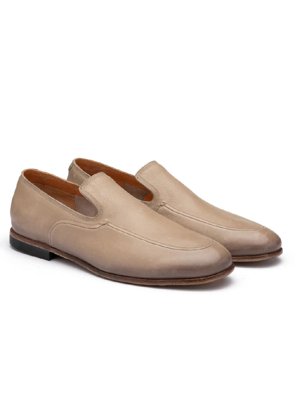 Silvano Sassetti Mocassini in pelle color crema Convenienza