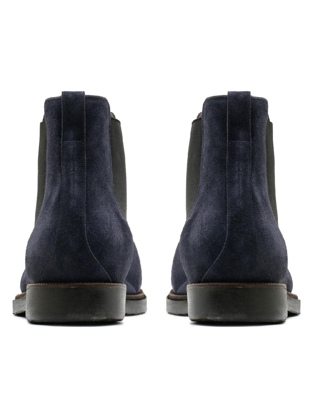 Silvano Sassetti Stivaletti in suede blu Economico