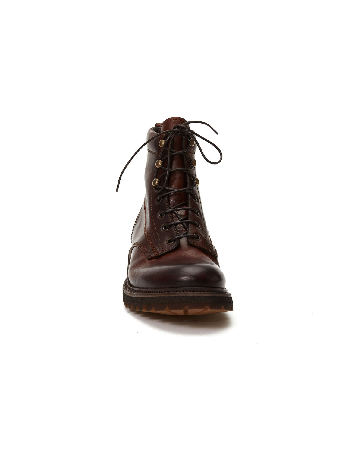 Silvano Sassetti Stivaletti in pelle marrone Outlet