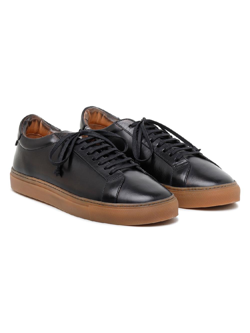 Silvano Sassetti Sneaker Romilly in pelle nera 2025