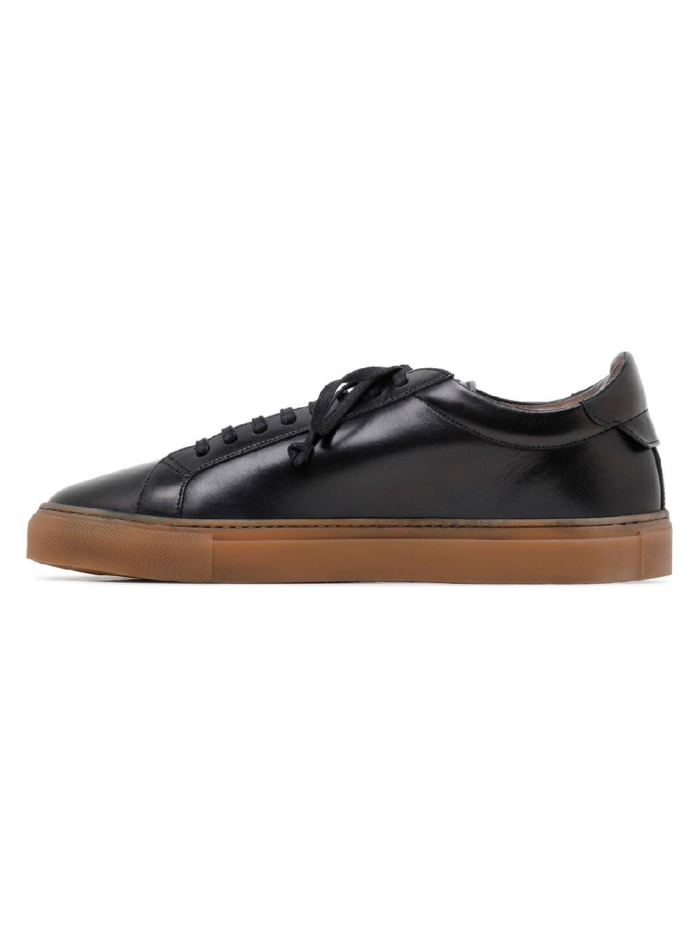 Silvano Sassetti Sneaker Romilly in pelle nera 2025