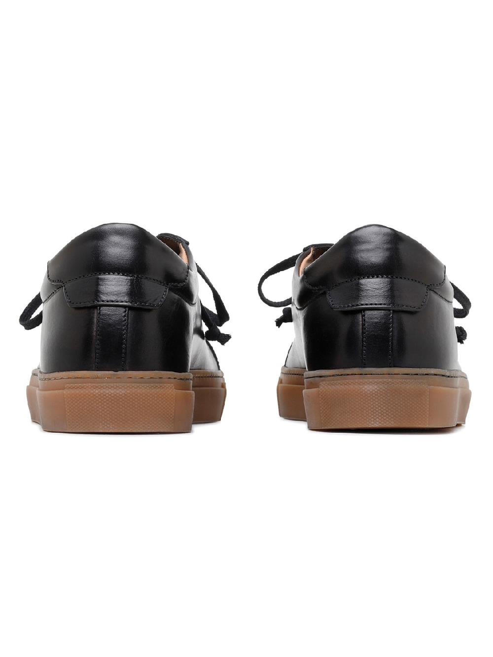 Silvano Sassetti Sneaker Romilly in pelle nera 2025