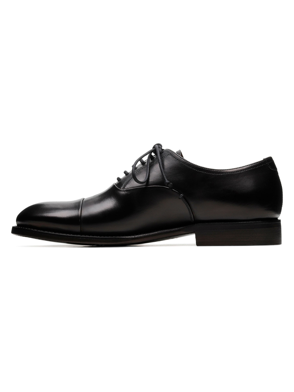 Silvano Sassetti Scarpe Derby Parigi in pelle nera Vendita