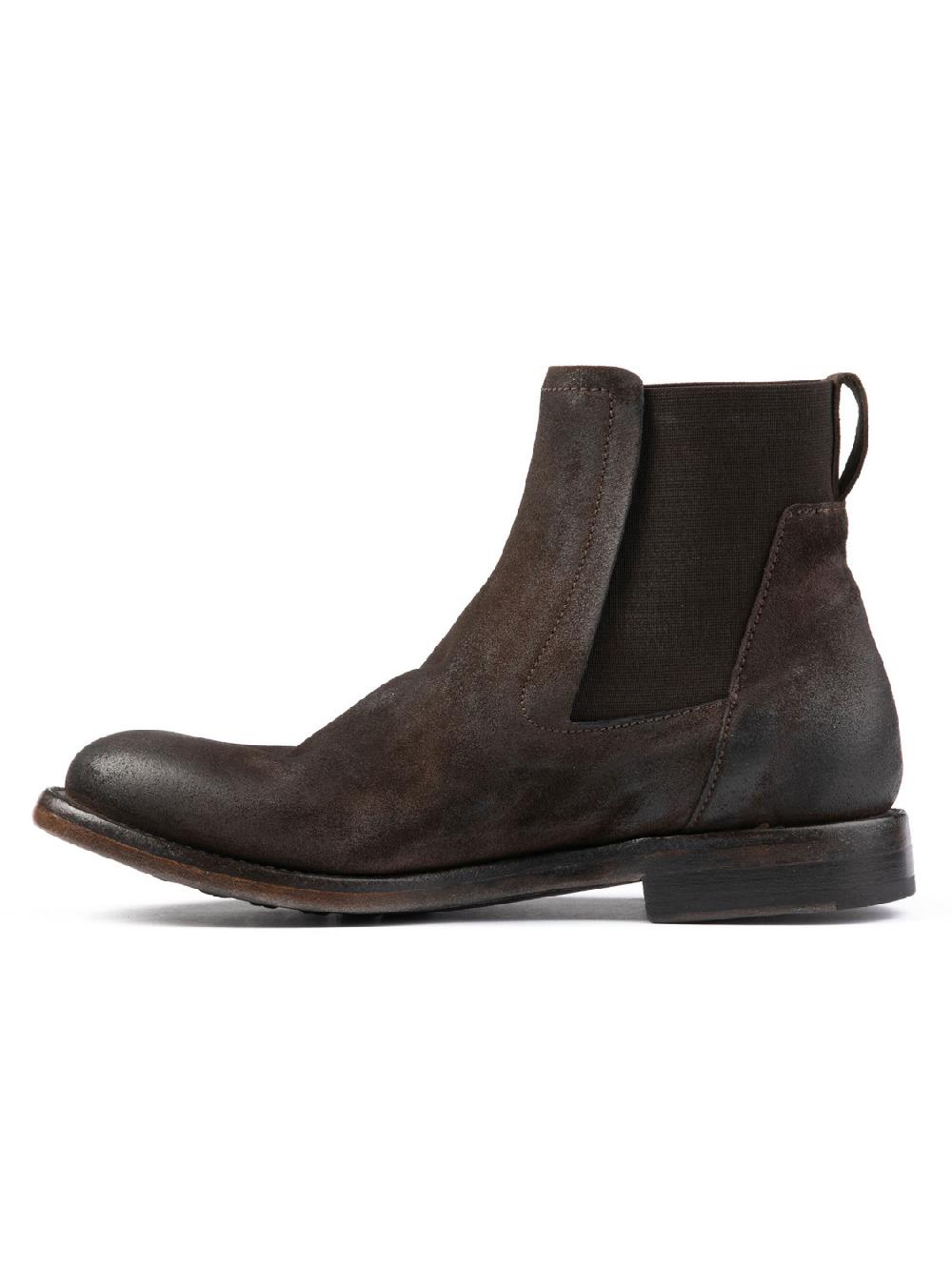 Silvano Sassetti Stivaletti in suede marrone Pezzi Unici