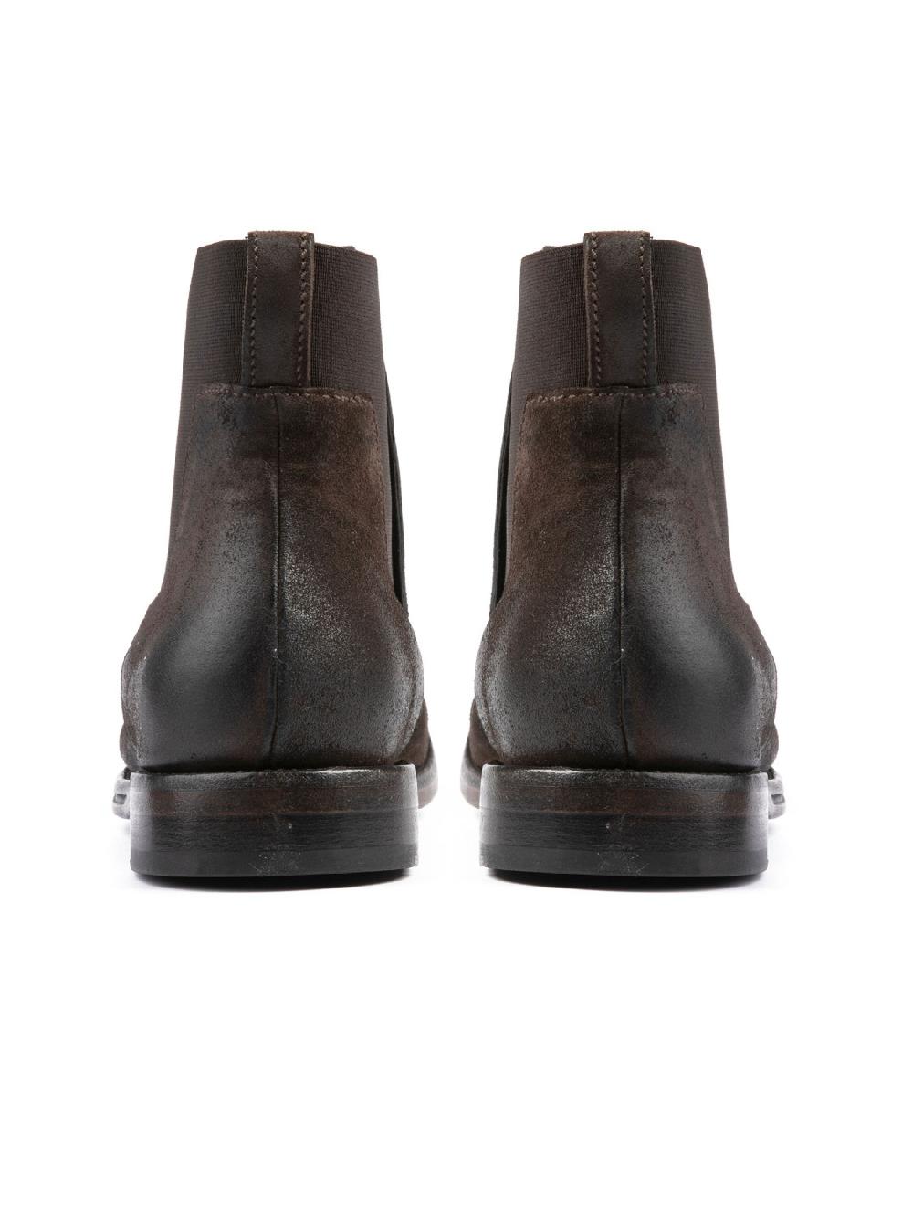 Silvano Sassetti Stivaletti in suede marrone Pezzi Unici