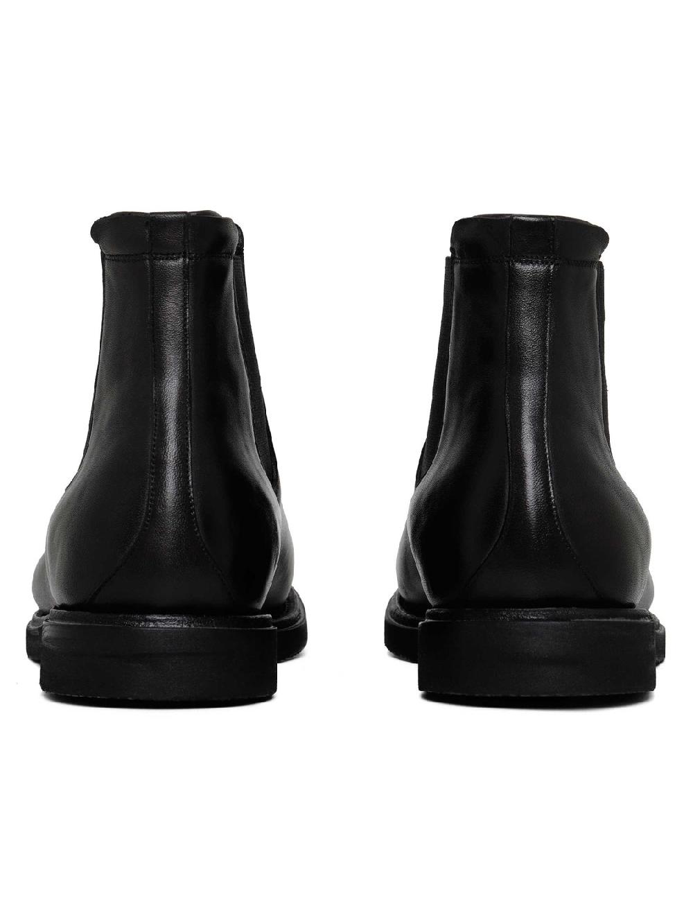 Silvano Sassetti Stivaletti Beatles in pelle nera Online