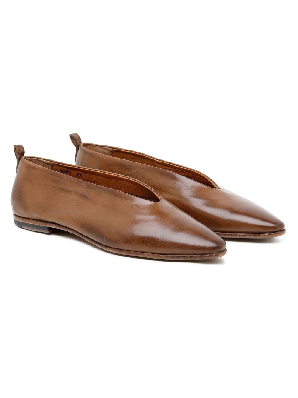 Silvano Sassetti Slippers in vitello spazzolato marrone In Linea
