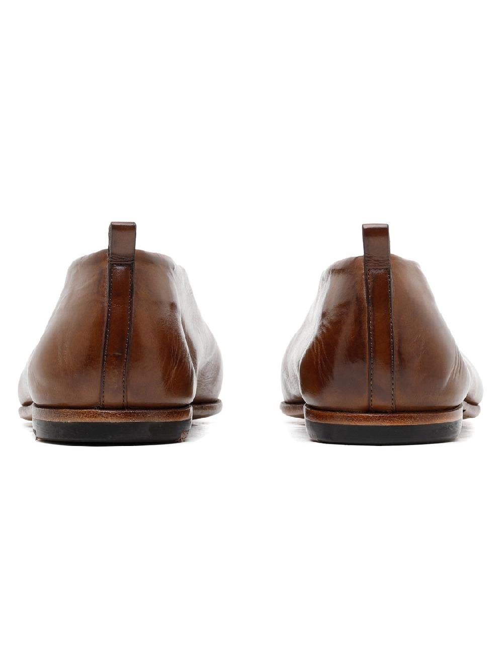 Silvano Sassetti Slippers in vitello spazzolato marrone In Linea