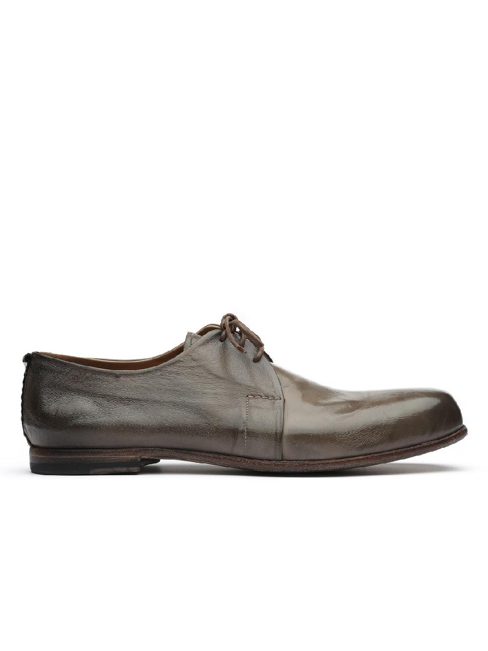 Silvano Sassetti Scarpe Derby in pelle grigia