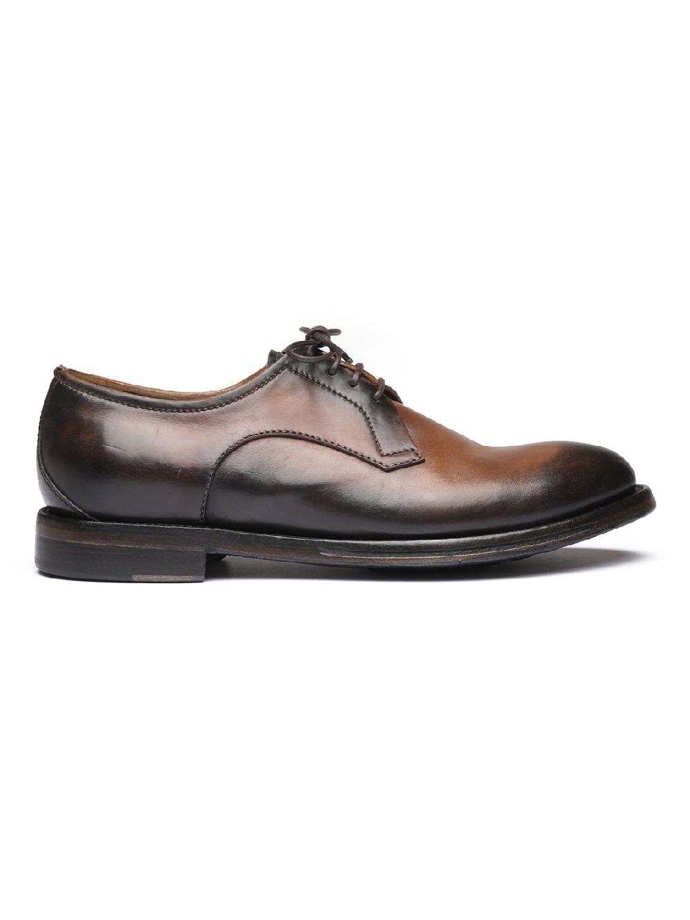 Silvano Sassetti Scarpe Derby in pelle marrone