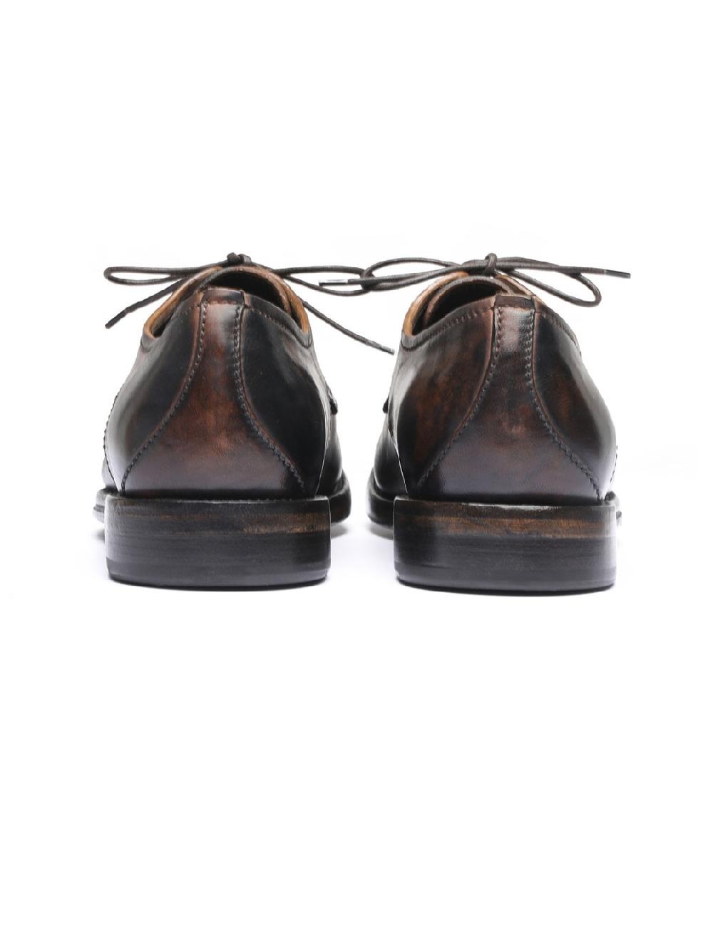 Silvano Sassetti Scarpe Derby in pelle marrone Negozi Online