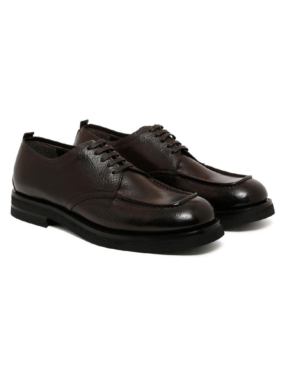 Silvano Sassetti Scarpe Derpy in pelle testa di moro Consegna Veloce