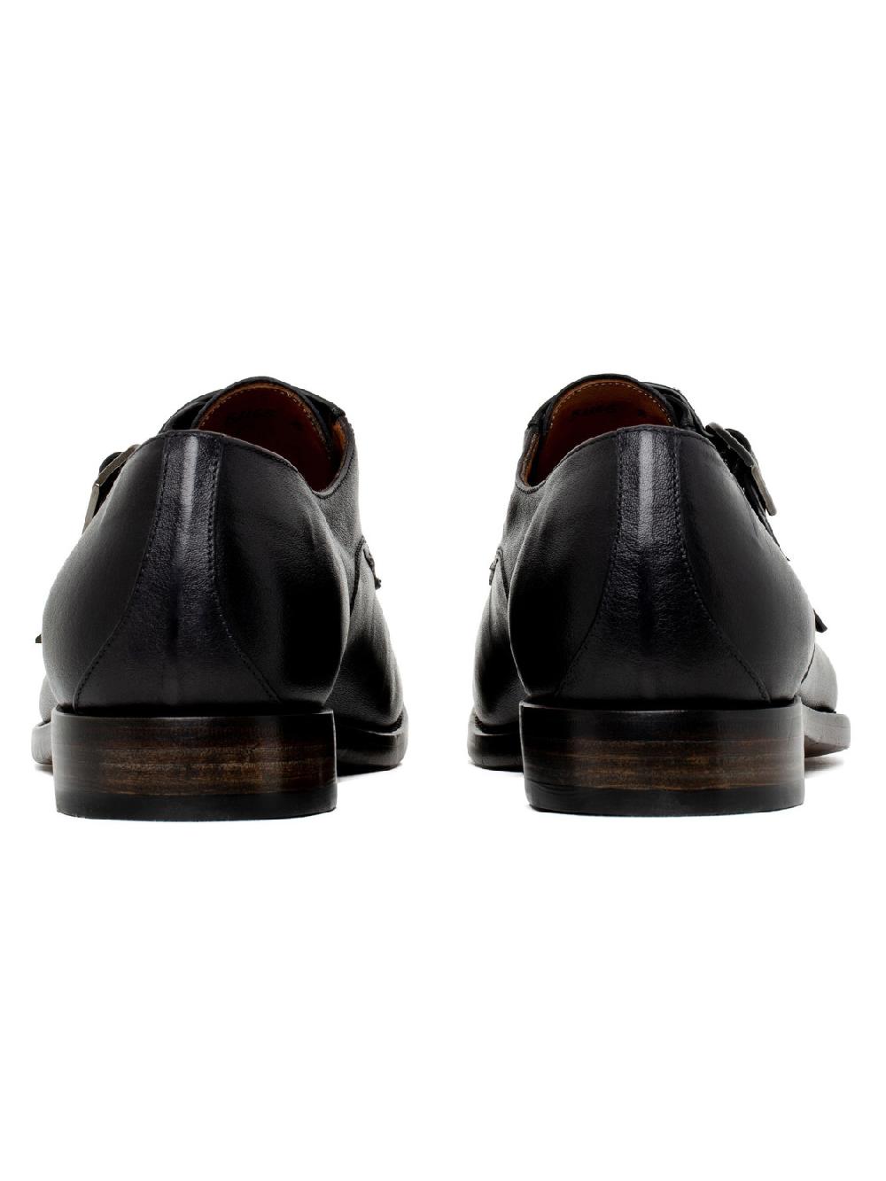 Silvano Sassetti Scarpe monk nere con doppia fibbia Fino Al -60%