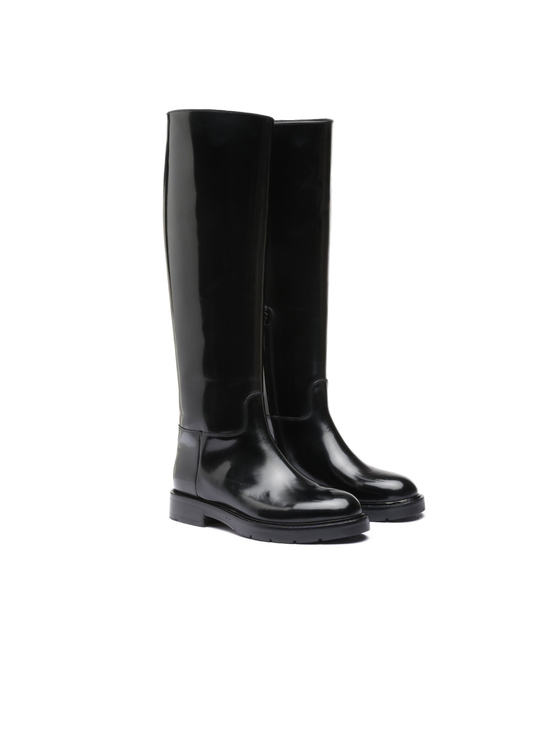 Silvano Sassetti Stivali Merini in pelle nera Shopping Online