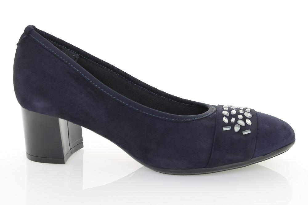 Soffice Sogno Décolleté in camoscio con strass Spedizione Gratuita