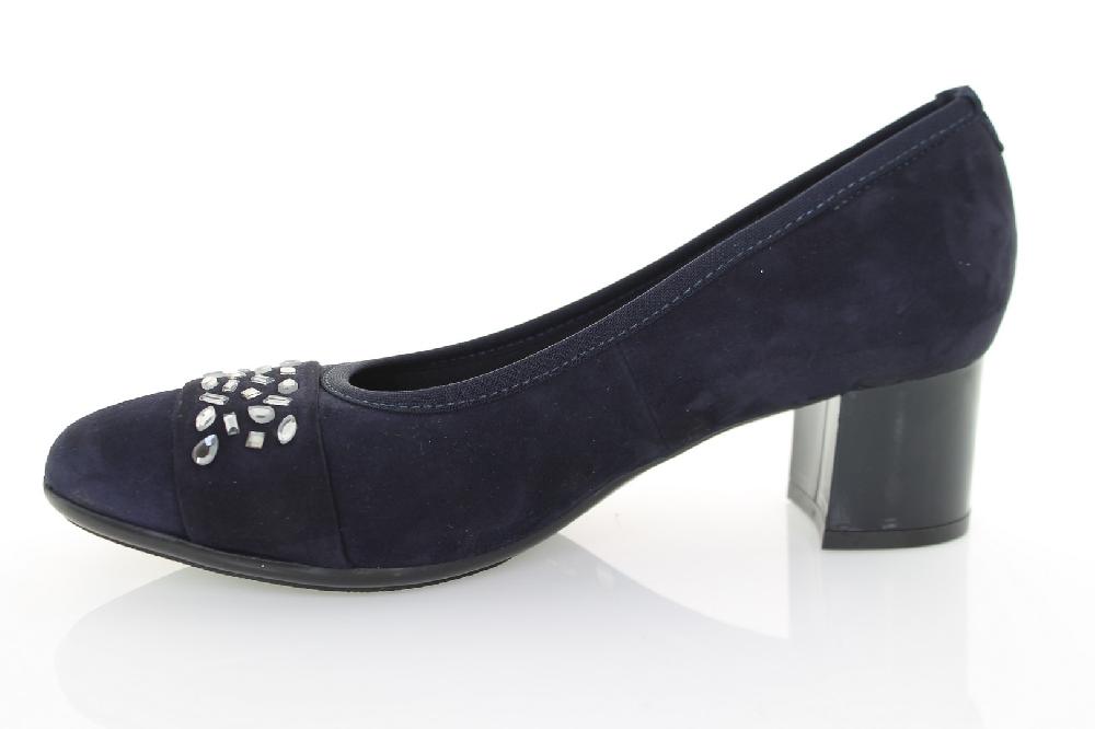 Soffice Sogno Décolleté in camoscio con strass Spedizione Gratuita