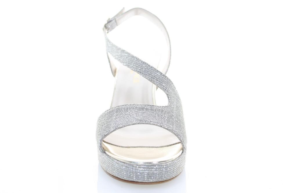 Soffice Sogno Sandalo in tessuto effetto glitter Outlet