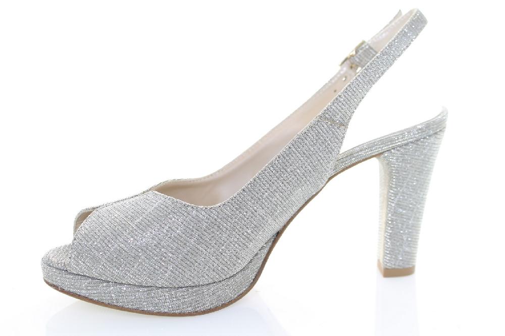 Soffice Sogno Sandalo in tessuto effetto glitter Saldi