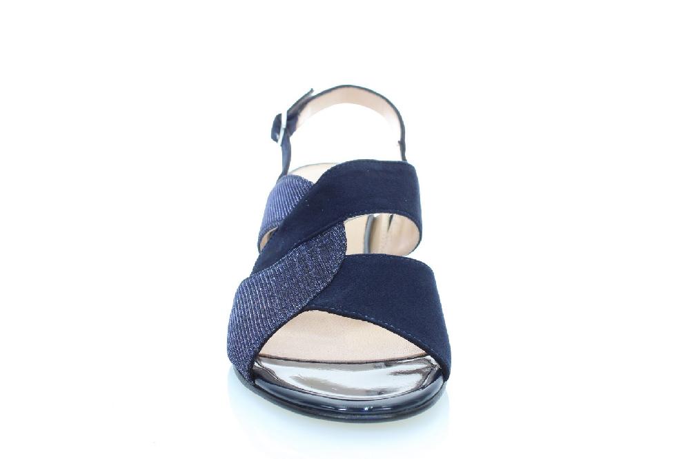 Soffice Sogno Sandalo in pelle scamosciata e tess Shopping Online