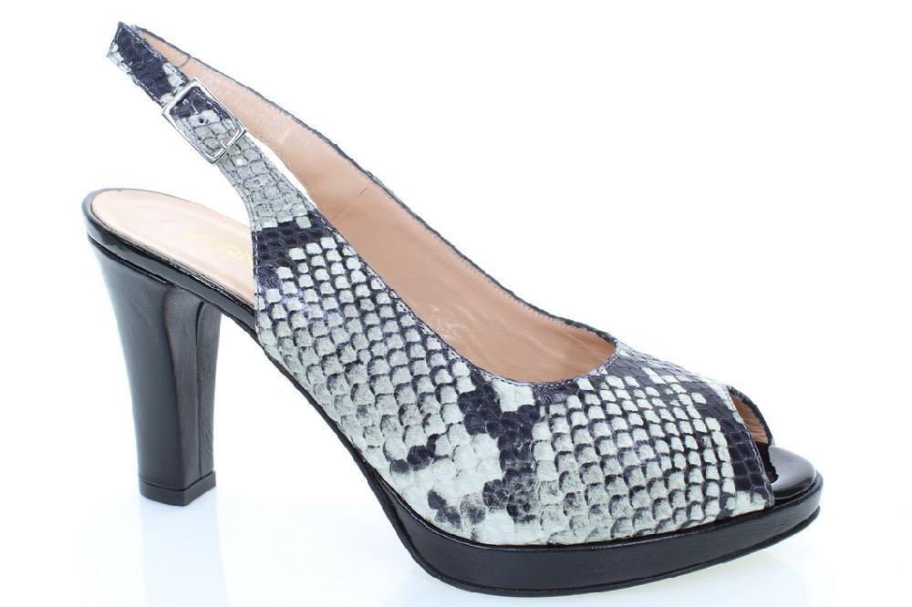 Soffice Sogno Sandalo in pelle stampa pitone Sconto