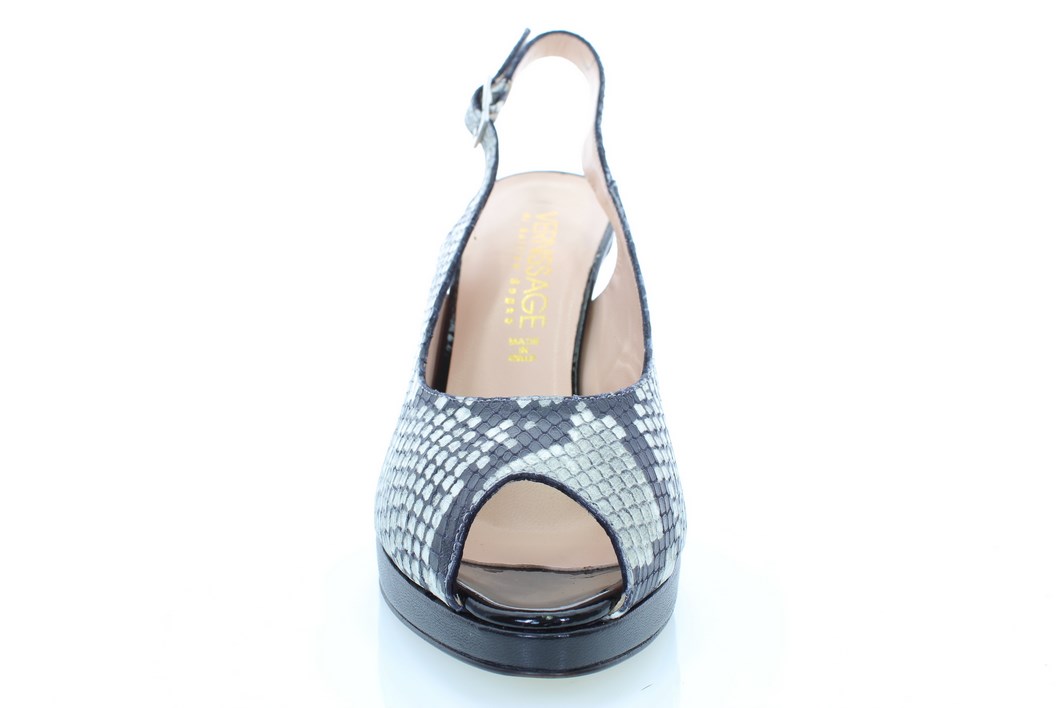 Soffice Sogno Sandalo in pelle stampa pitone Sconto