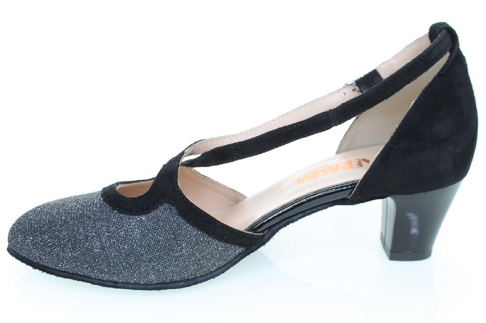 Soffice Sogno Scarpa da ballo in tessuto glitter Offerta