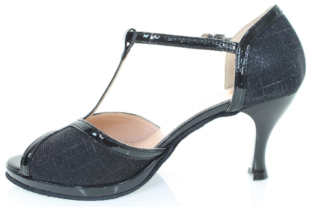 Soffice Sogno Sandalo da ballo in tessuto glitter Saldi