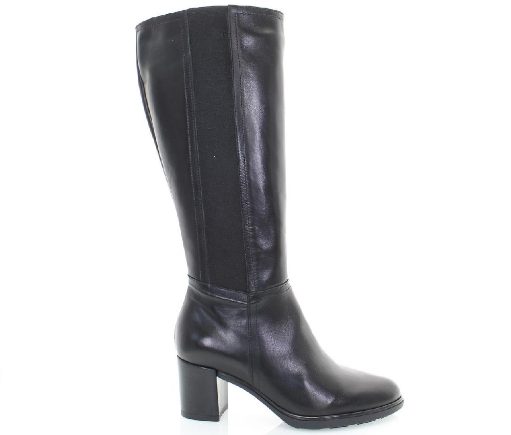 Soffice Sogno Stivale in pelle con elastico e zip