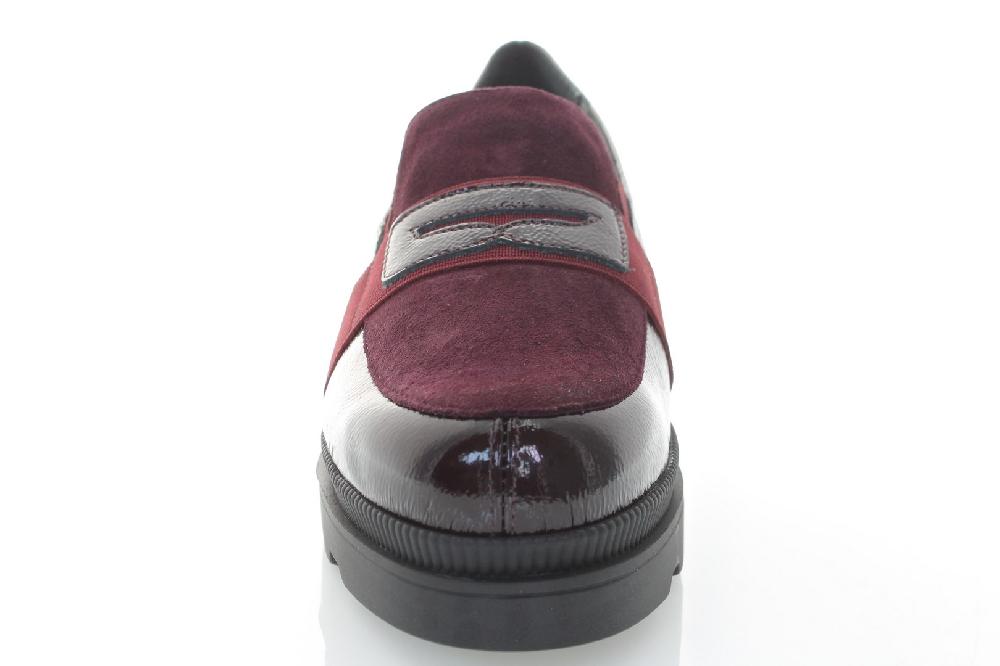 Soffice Sogno Slip on in pelle effetto vernice Nuova