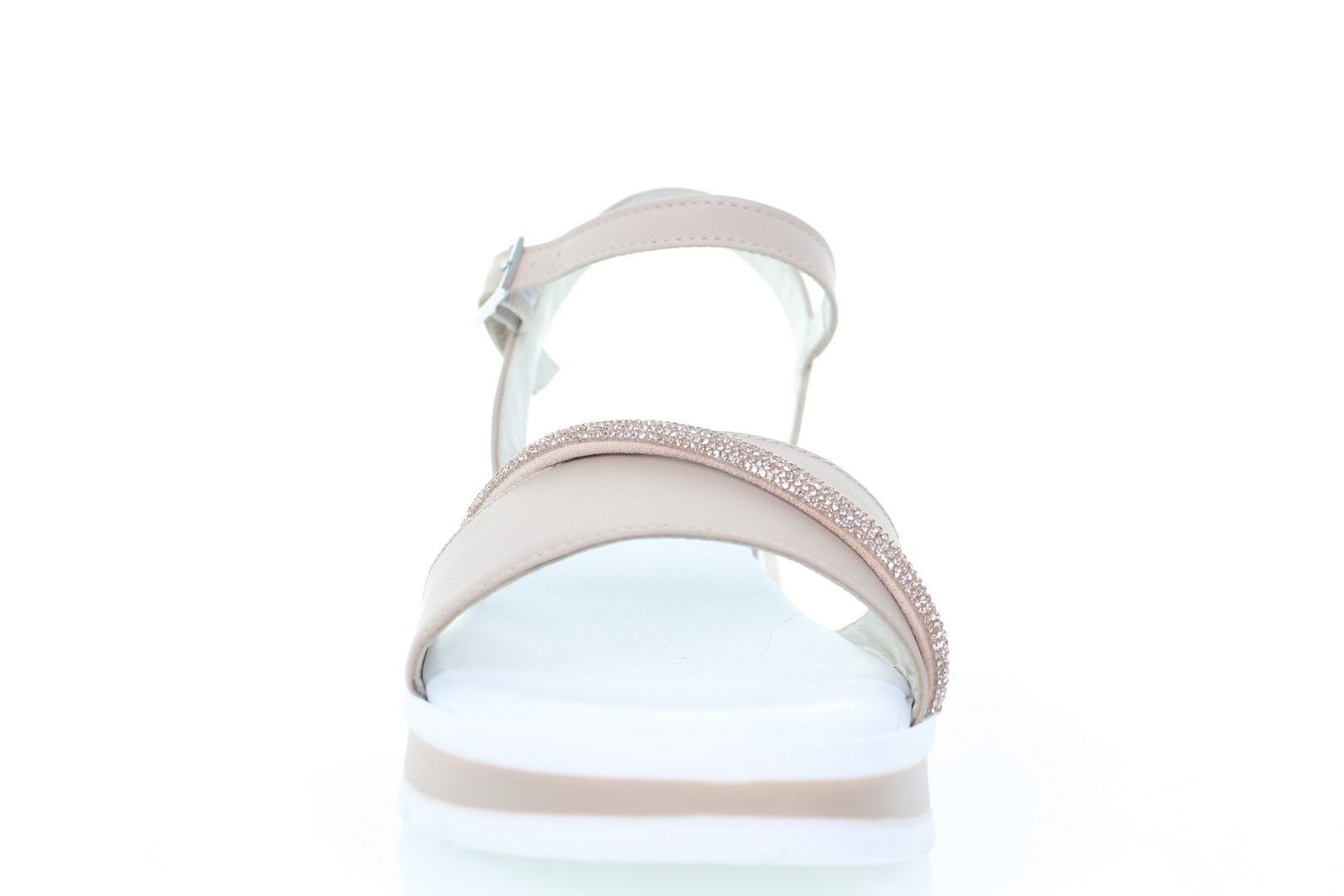 Soffice Sogno Sandalo in pelle con ornamento Presa