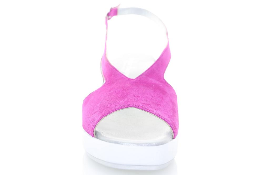 Soffice Sogno Sandalo in camoscio su zeppa Outlet