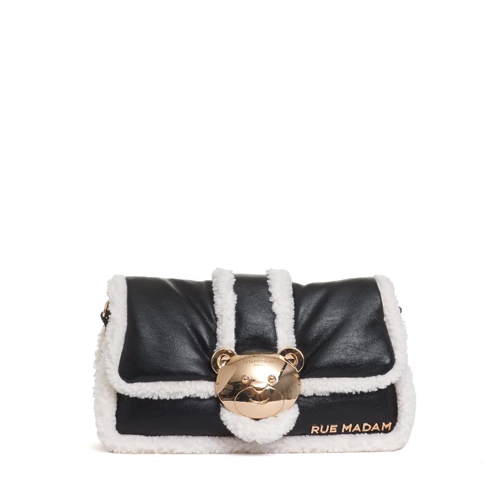 Sorelle Perego borsa orsetto ecomontone nero Vendite Flash