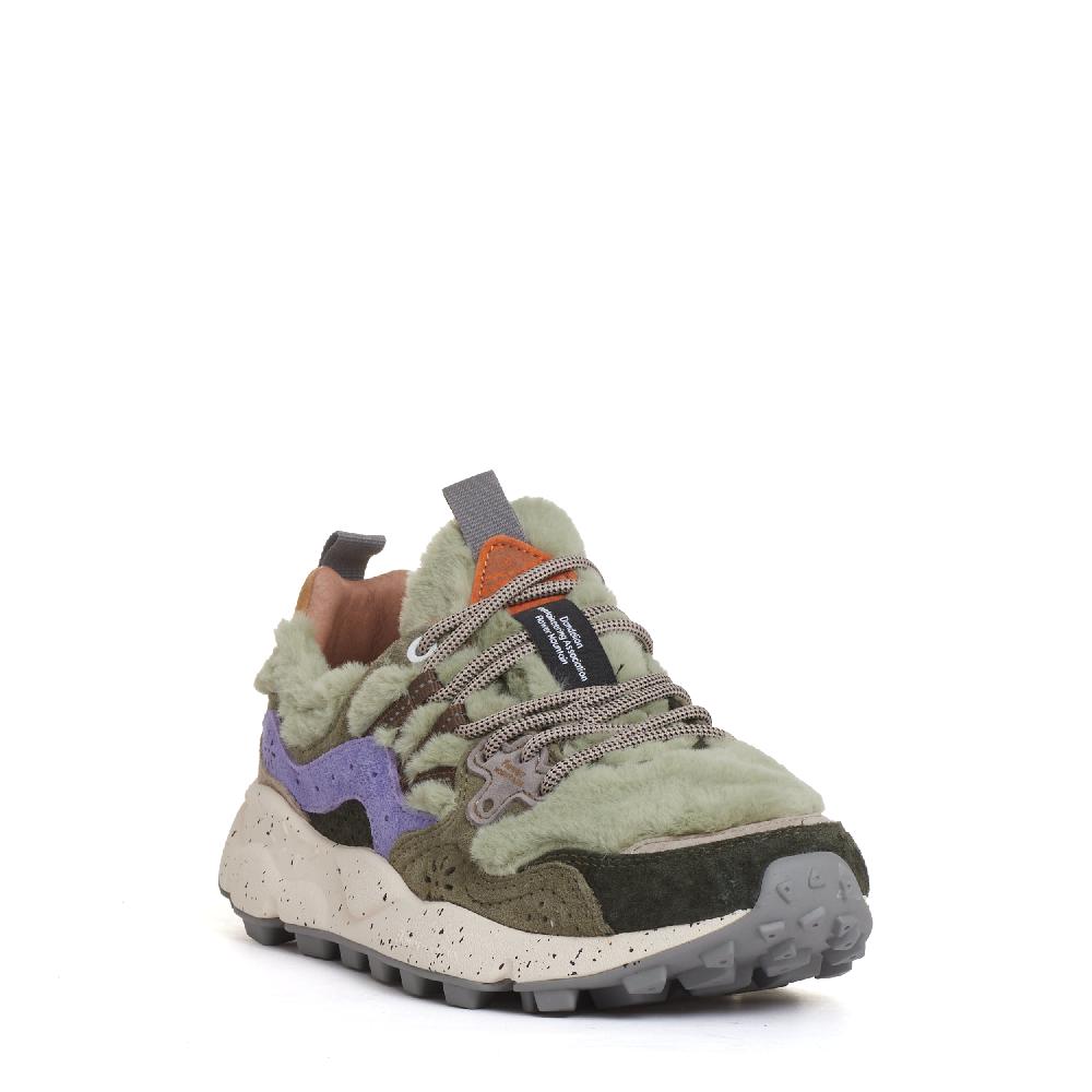 Sorelle Perego sneakers lilla e pelo verde Nuova