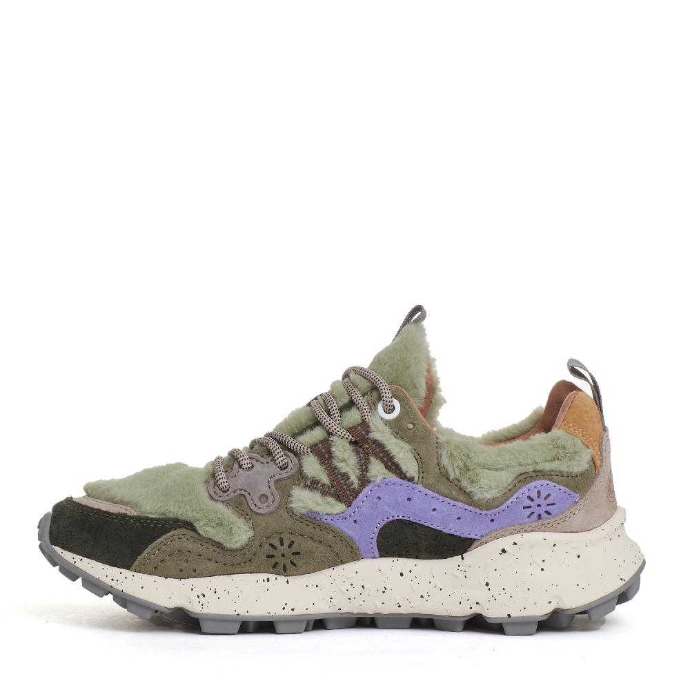Sorelle Perego sneakers lilla e pelo verde Nuova